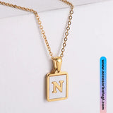 Cadena de Acero con Inicial N [AC240]