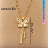 Cadena de Acedo con Mariposa y Barras [AC304]