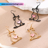 Aretes de Perritos Color Oro [AR1658]