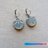 Aretes de Libélula con Cristal Tornasol [AR1663]