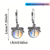 Aretes de Libélula con Cristal Tornasol [AR1663]