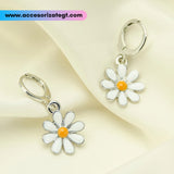 Aretes de Margaritas, Plata [AR1668]