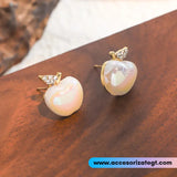 Aretes de Manzanas Blancas [AR1670]