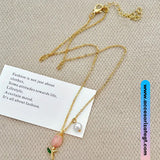 Cadena de Tulipán y Perla [CD1327]