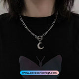 Cadena Unisex con Dije de Luna [CD1341]