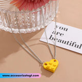 Set de Cadenas de Corazón de Lego, Amarillo [CN139]