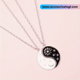 Set de Cadenas de Yin Yang, Sol y Luna [CN183]