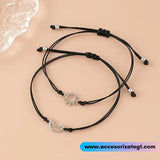 Set de Pulseras Sol y Luna [JP518]