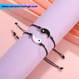 Set de Pulseras de Yin Yang [JP703]