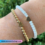 Set de Pulseras con Dije de Corazones [JP759]
