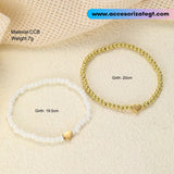 Set de Pulseras con Dije de Corazones [JP759]