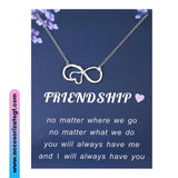 Set de Cadenas de Amistad con Dije de Infinito [OT602P]