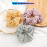 Linda Scrunchie Color Mostaza [CP012]