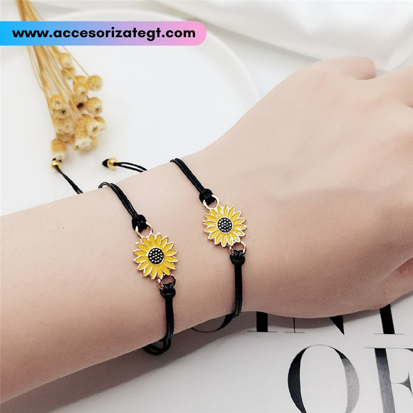 Set de Pulseras de Girasoles [JP550E]